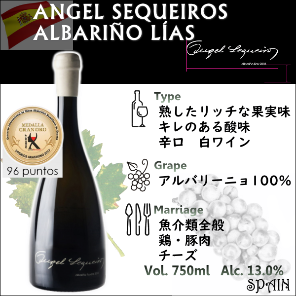 アンヘル セケイロス アルバリーニョ リアス